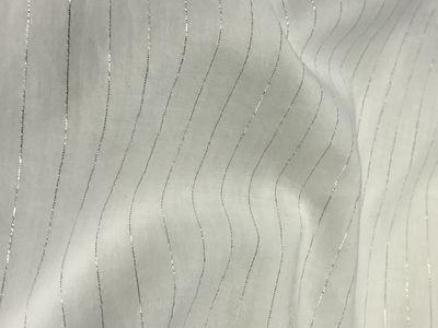 COTTON LUREX STRIPE