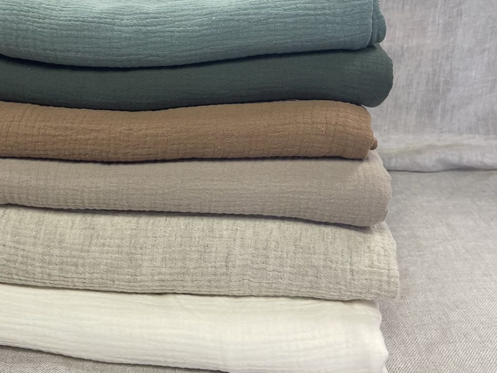 PURE COTTON DOUBLE MUSLIN