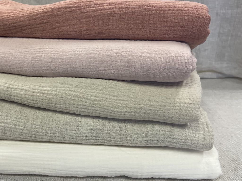 PURE COTTON DOUBLE MUSLIN