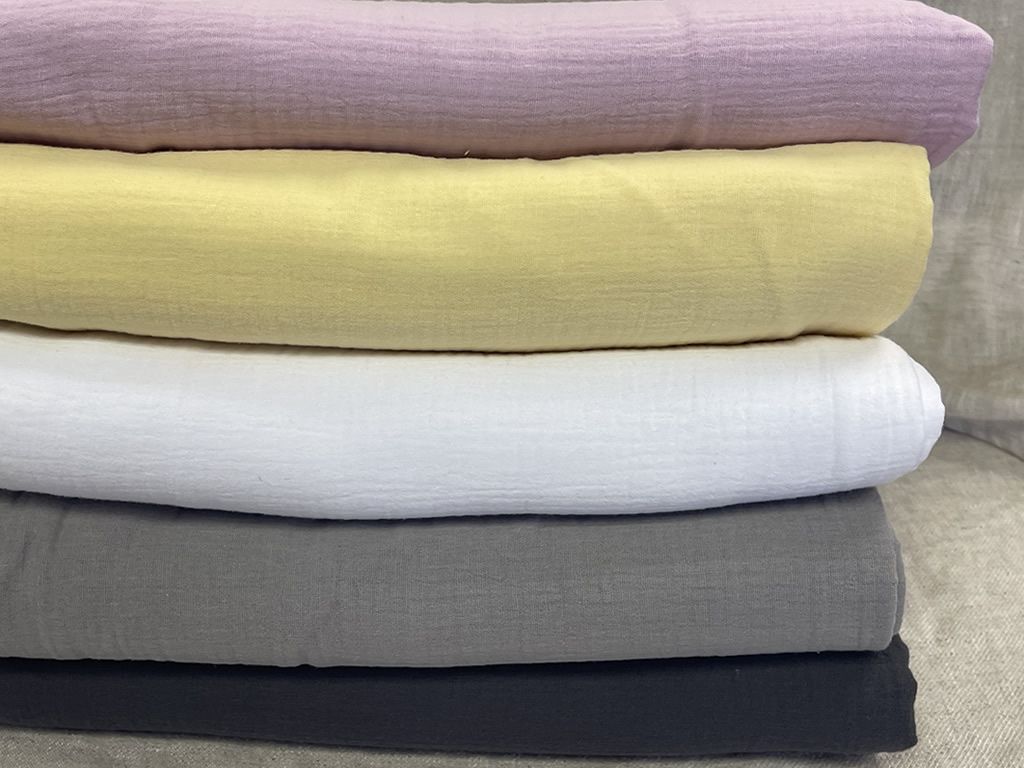 PURE COTTON DOUBLE MUSLIN