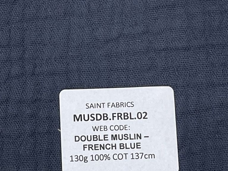 PURE COTTON DOUBLE MUSLIN