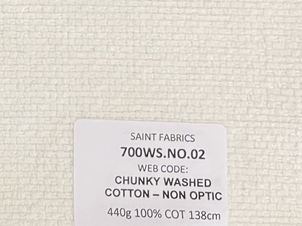 CHUNKY WASHED COTTON - OFF WHITE
