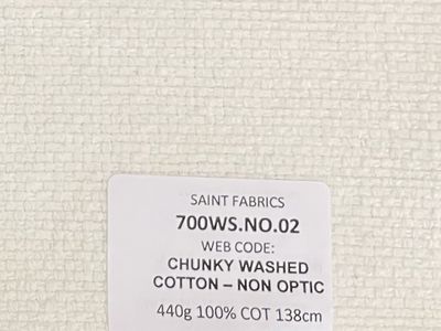 CHUNKY WASHED COTTON - OFF WHITE