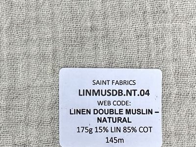 LINEN DOUBLE MUSLIN