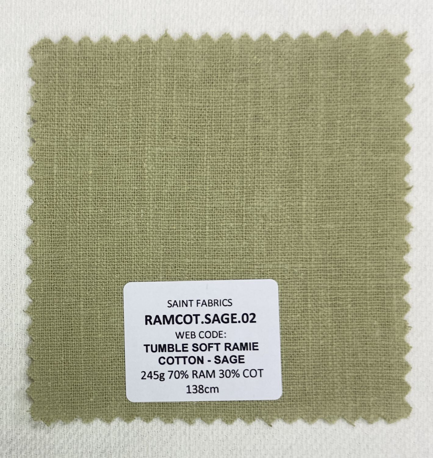 TUMBLE SOFT RAMIE COTTON