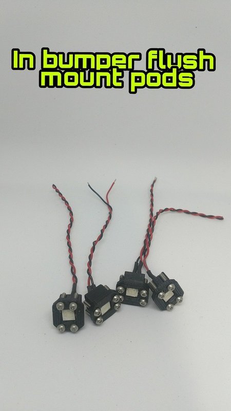 Night Killer™ Light Series, in bumper flush mount pods.