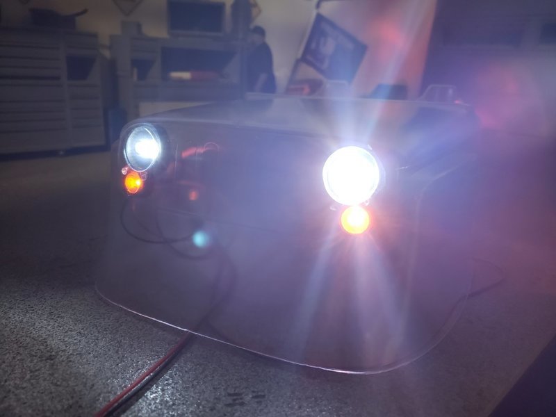 AXIAL JEEP G6 BODY O.E.M LIGHT KIT