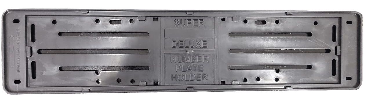 SUPER DELUX NUMBER PLATE  HOLDER. SIZE 520MM X 113MM (LONG)