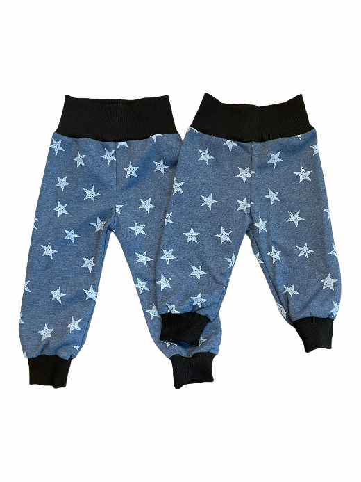 Jogging Pumphosen blau mit Sternen