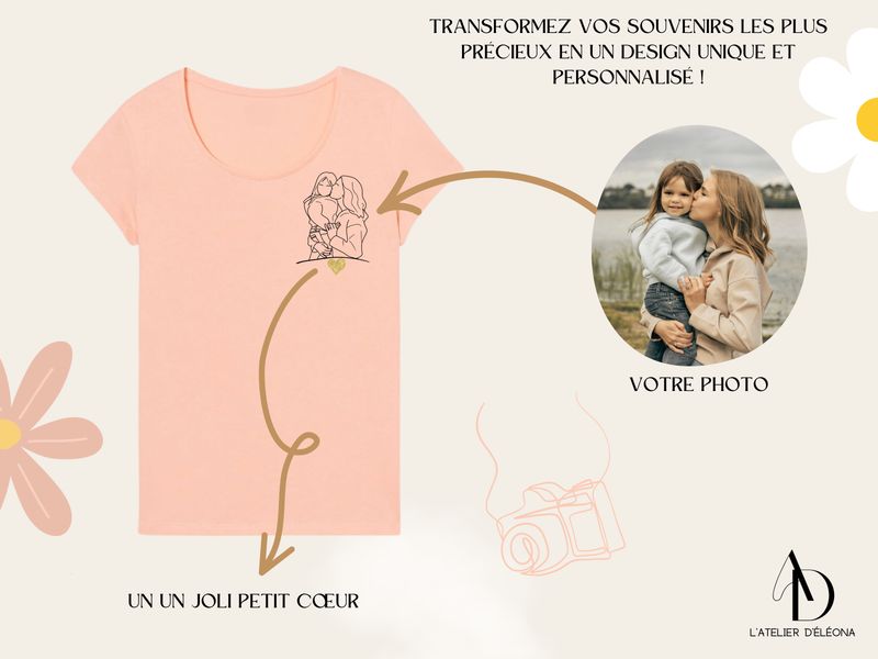 T SHIRT PHOTO COEUR