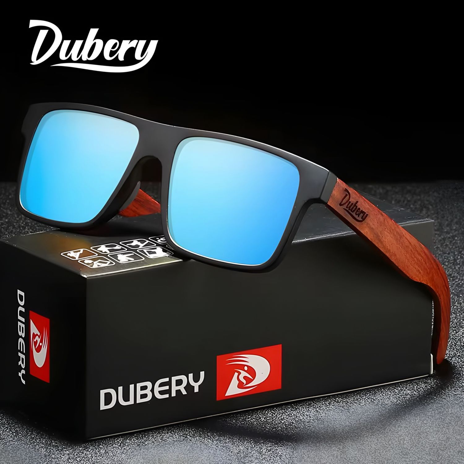 Okulary Przeciwsłoneczne DUBERY Wood Blue