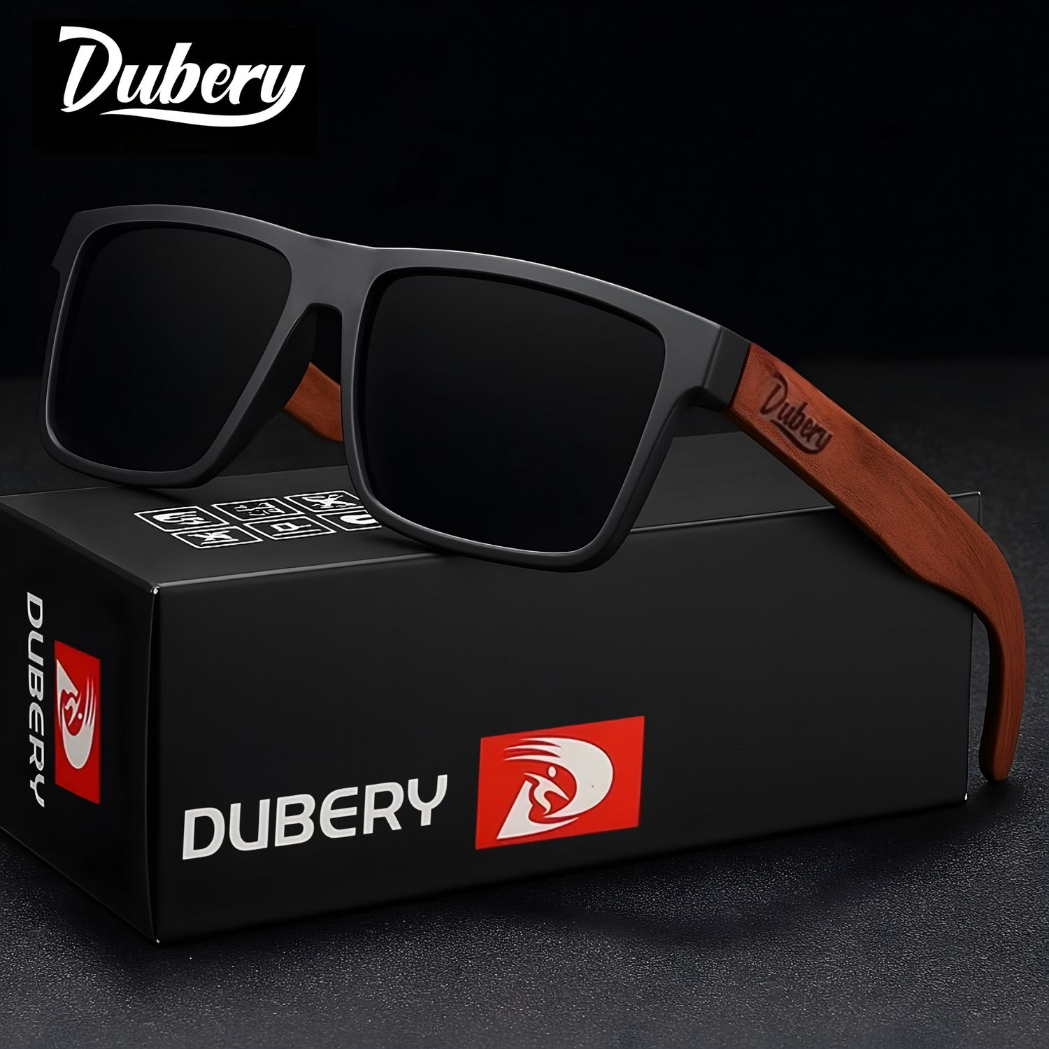 Okulary Przeciwsłoneczne DUBERY Wood Black