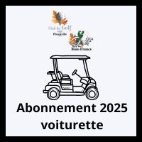 Abonnement voiturette 4 jours (saison 2025)