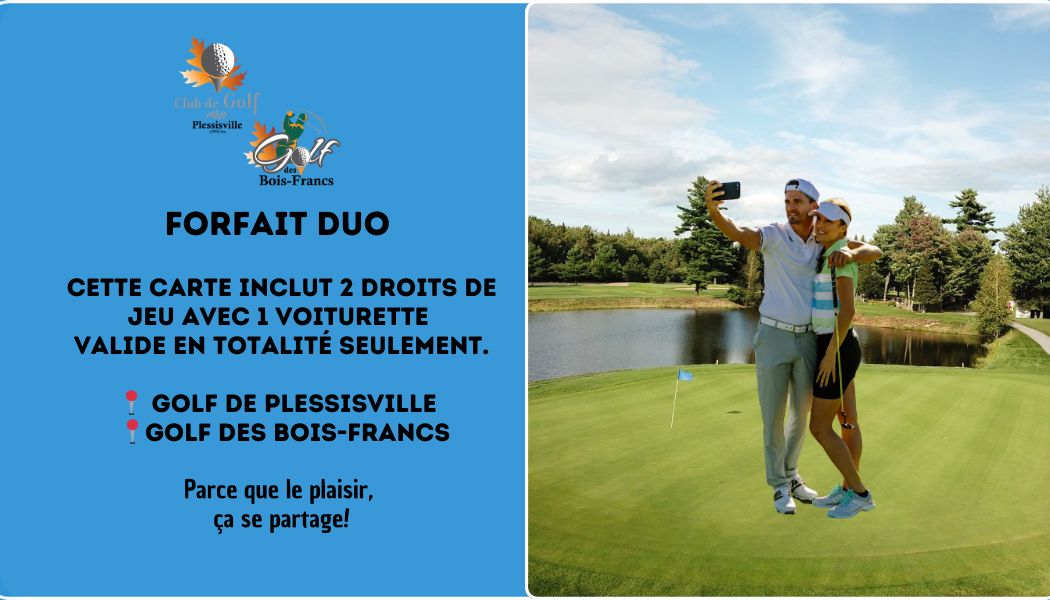 Expo Golf Forfait pour 2 personnes 2026