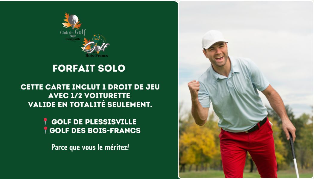 Expo Golf Forfait pour 1 personne 2026