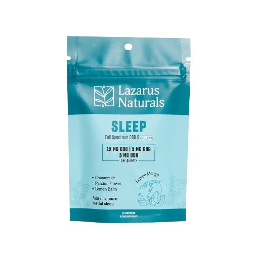 Lazarus Naturals, Option: Sleep Gummies 10pc