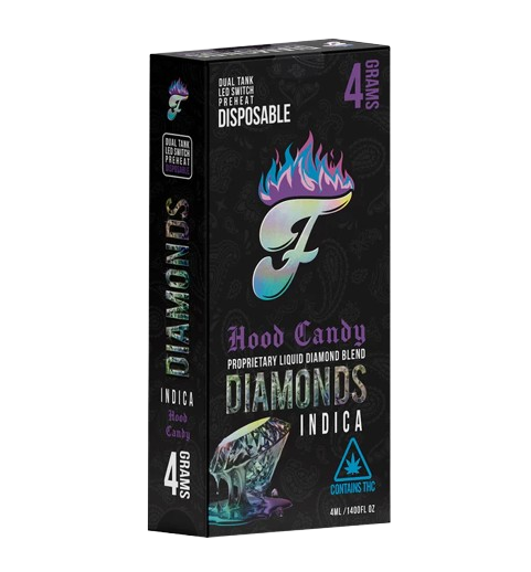 4G Fuego Hemp Disposable, Option: Hood Candy