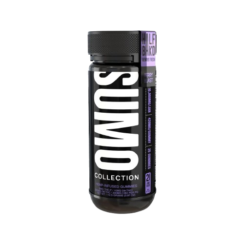 Half Bakd Sumo Gummies 25pc. Bottle, Option: Berry Blast