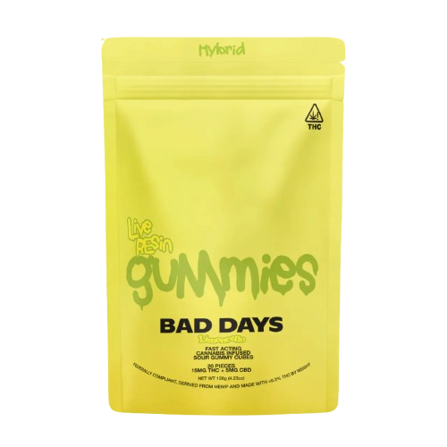 Bad Days Live Resin Gummies 20pc