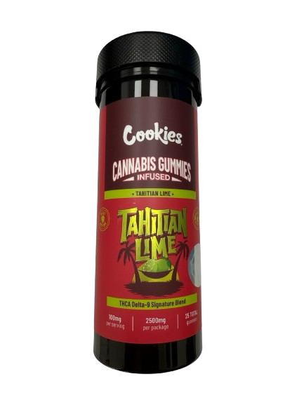 Cookies Bottle Gummies 2500MG, Option: Tahitian Lime