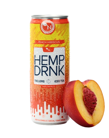 A Gift From Nature Hemp Drink, Option: Peach Hibiscus