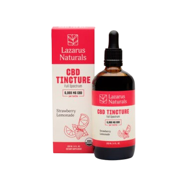 Lazarus Naturals Tincture, Option: Strawberry Lemonade