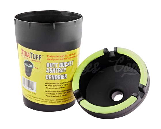 XtraTuff Butt Bucket Ashtray Glow in Dark, Option: Regular