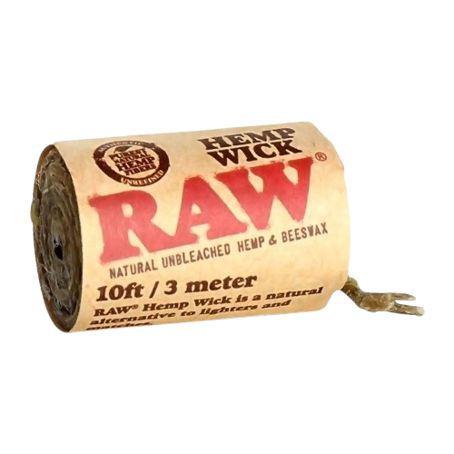 Raw Hempwick, Option: 10 ft