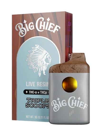 Big Chief 3g Disposable, Option: Triple Scoops