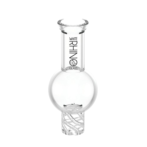 White Rhino Carb Cap, Option: Bubble V2 Glass