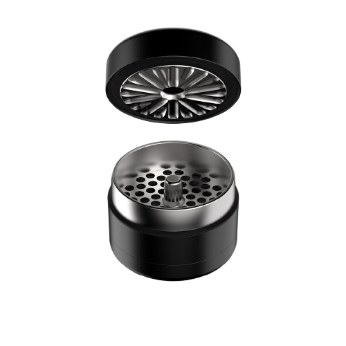 Flower Mill Grinders, Option: 2.5&quot; Premium Mill Stainless Steel
