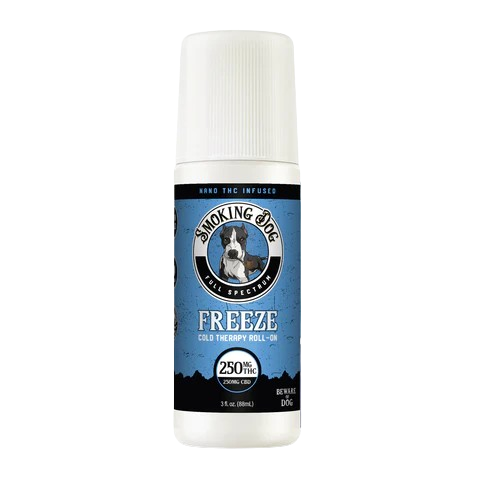 Smoking Dog Freeze Roll (250mg D9: 250mg CBD), Option: Regular
