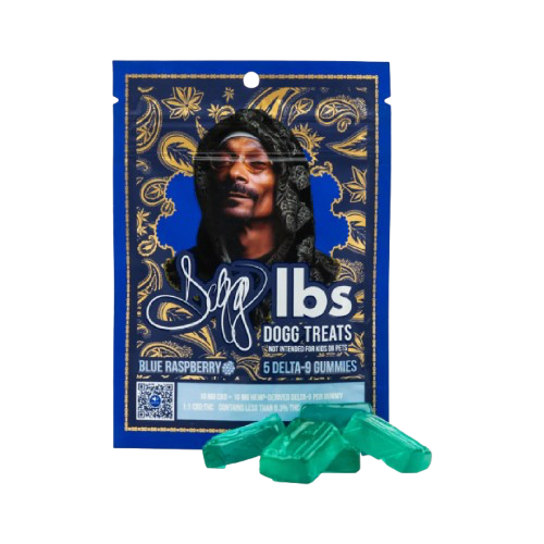Death Row Dogg lbs Gummies 5ct, Option: Blue Rasberry