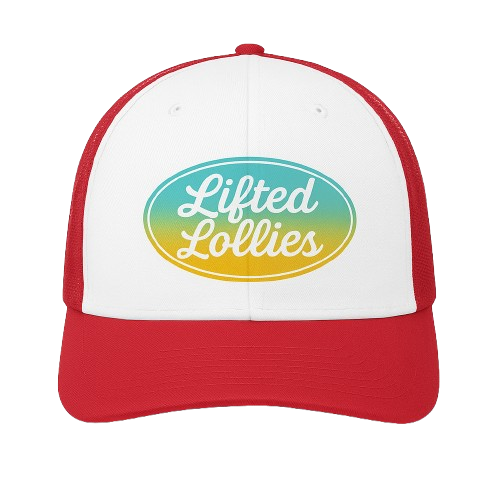 Lifted Lollies Merch, Option: Red and White with Netting
