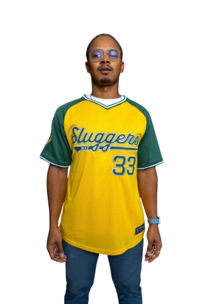 Sluggers Oakland Juiced Up Baseball Jersey, Option: Yellow (XL)
