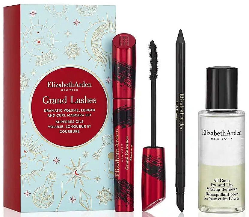 Elizabeth Arden Grand Lashes Mascara &amp; Eye Makeup (mascara/8.5ml + rem/50ml + eyeliner/1.2g)