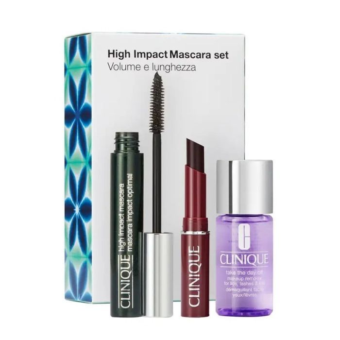 Clinique High Impact (mascara/8ml + lip/balm/1.2g + make-up mlremover 30 ml)