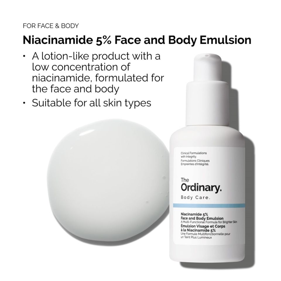 Emulsie pentru fata si corp cu 5% niacinamide, 100 ml, The Ordinary