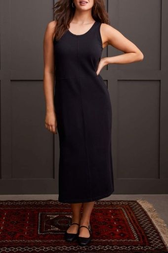 SLVLESS DRESS-BLACK
