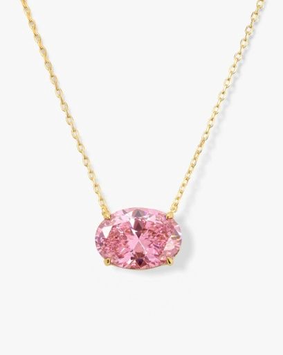Hello Gorgeous! Necklace, Size: O/S, Colour: GOLD-PINK, Season: SEPT24