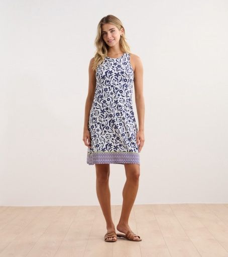 bella dress - wavy flowers