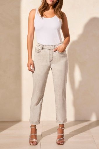 AUDREY CROP, Size: 6, Colour: SHADOWMIST