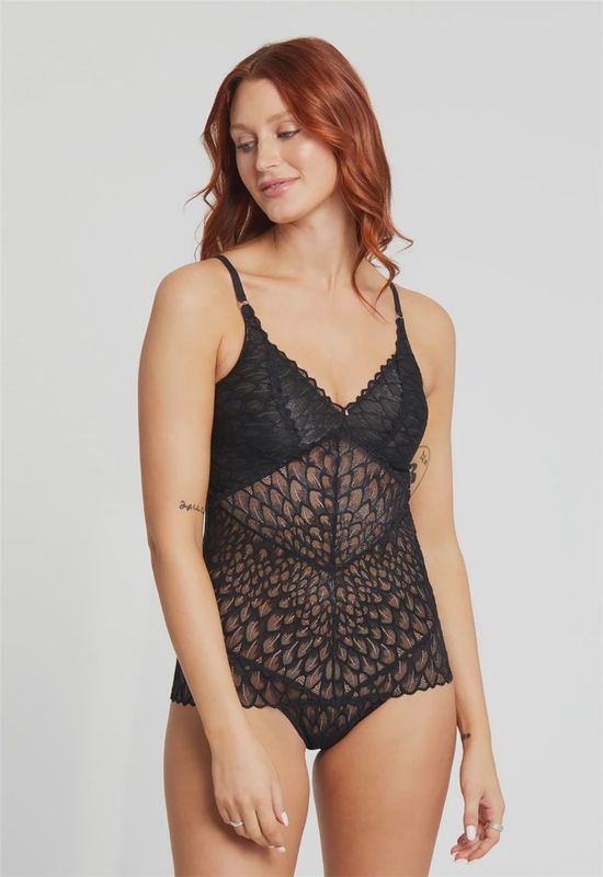 Lacy Bodysuit - 9307