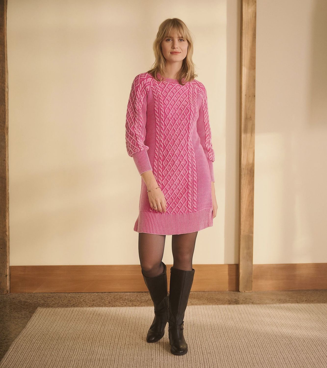 Juliet Cable Knit Dress