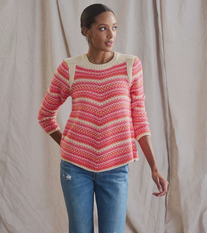 Chevron Swing Sweater