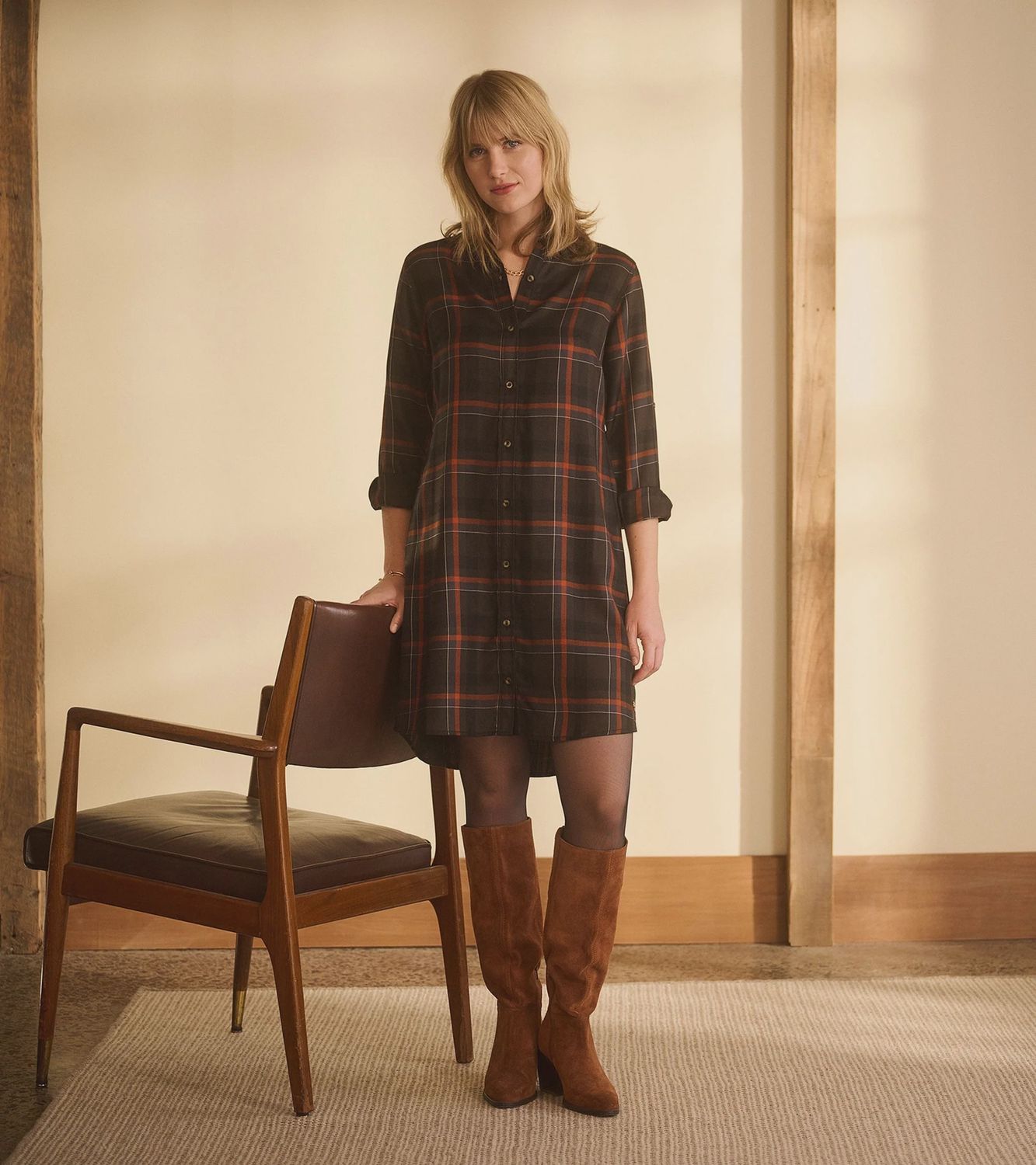 Cara Shirt Dress