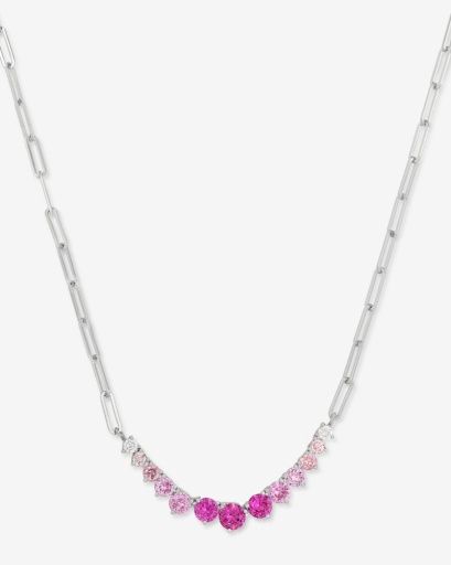 Not Your Basic Graduated Ombre Samanthas Tennis Necklace