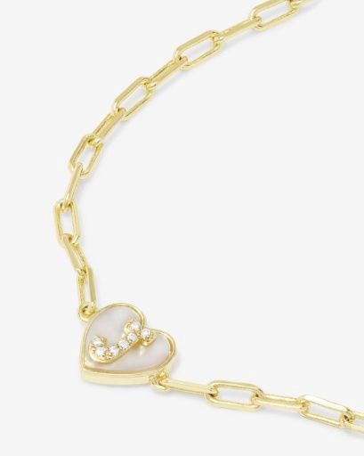 Love Letters Heart Bracelet
