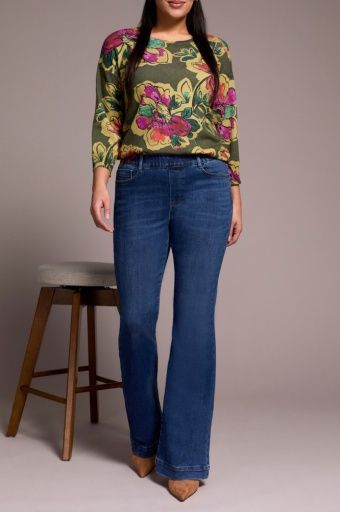 AUDREY PO FLARE, Size: S, Colour: FADEDBLUE