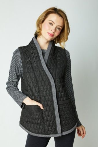 DOUBLE FACED QUILTS CITY VEST F25H